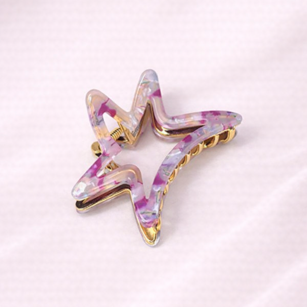 Skřipec do vlasů STARLINE – barevný melír1